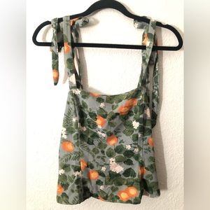 RIHOAS Tie Strap Crop Cami Top